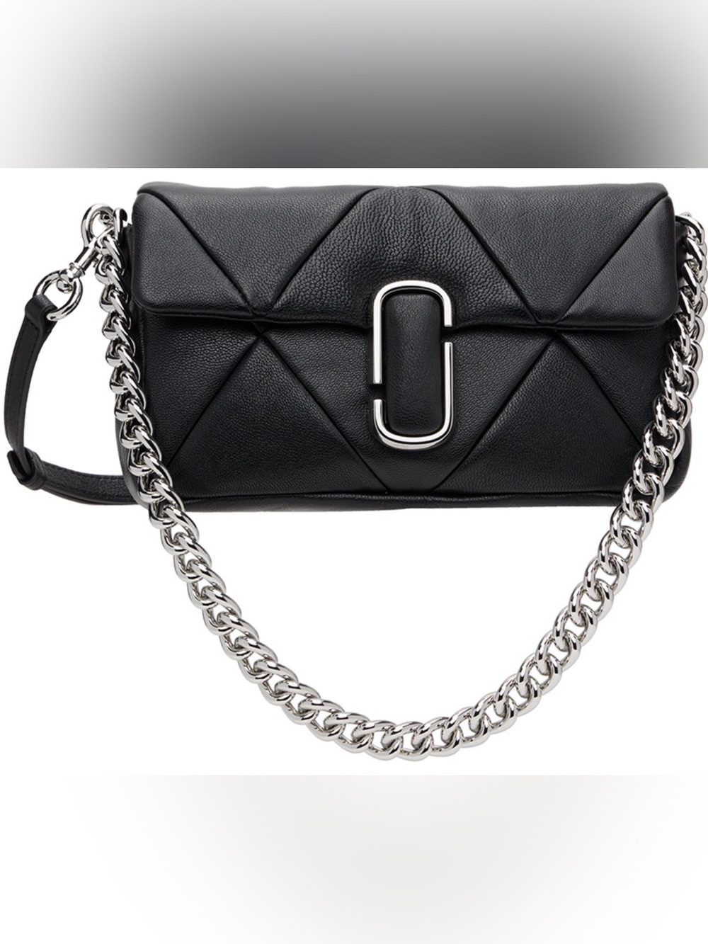 Marc Jacobs Black Quilted Leather Crossbody The Puffy Diamond